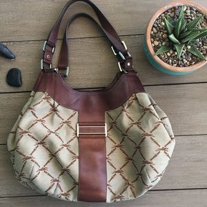 Longchamp Jackard HOBO bag